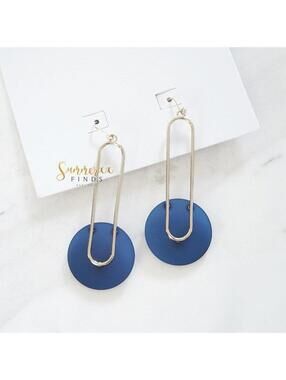 & Other Stories Hanging Duo Shape Earrings